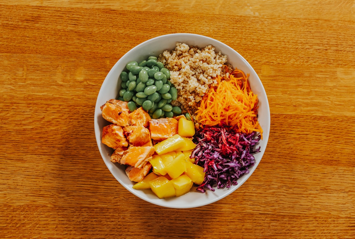 Fresh ingredients and cooking for wellness